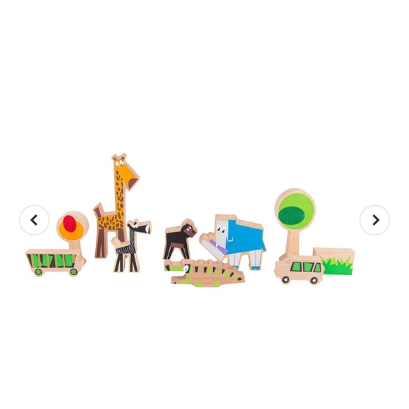 Wanderlust Safari Themed Blocks - Eco-Friendly Adventure Playset - Picture 3 of 10